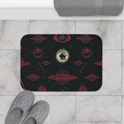 Cosmic Planets Bath Mat - Galaxy-Themed Home Decor for Space Lovers