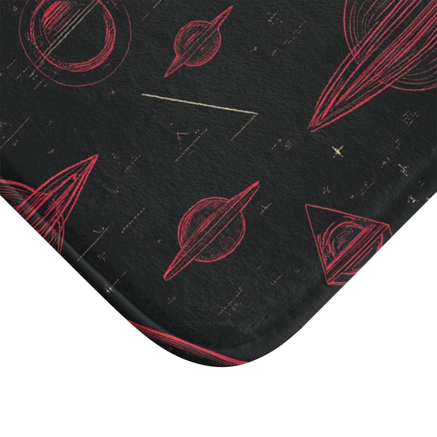 Cosmic Planets Bath Mat - Galaxy-Themed Home Decor for Space Lovers