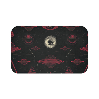 Cosmic Planets Bath Mat - Galaxy-Themed Home Decor for Space Lovers