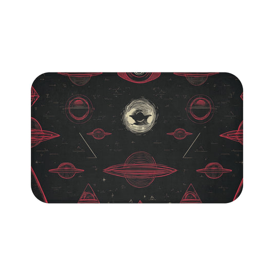 Cosmic Planets Bath Mat - Galaxy-Themed Home Decor for Space Lovers