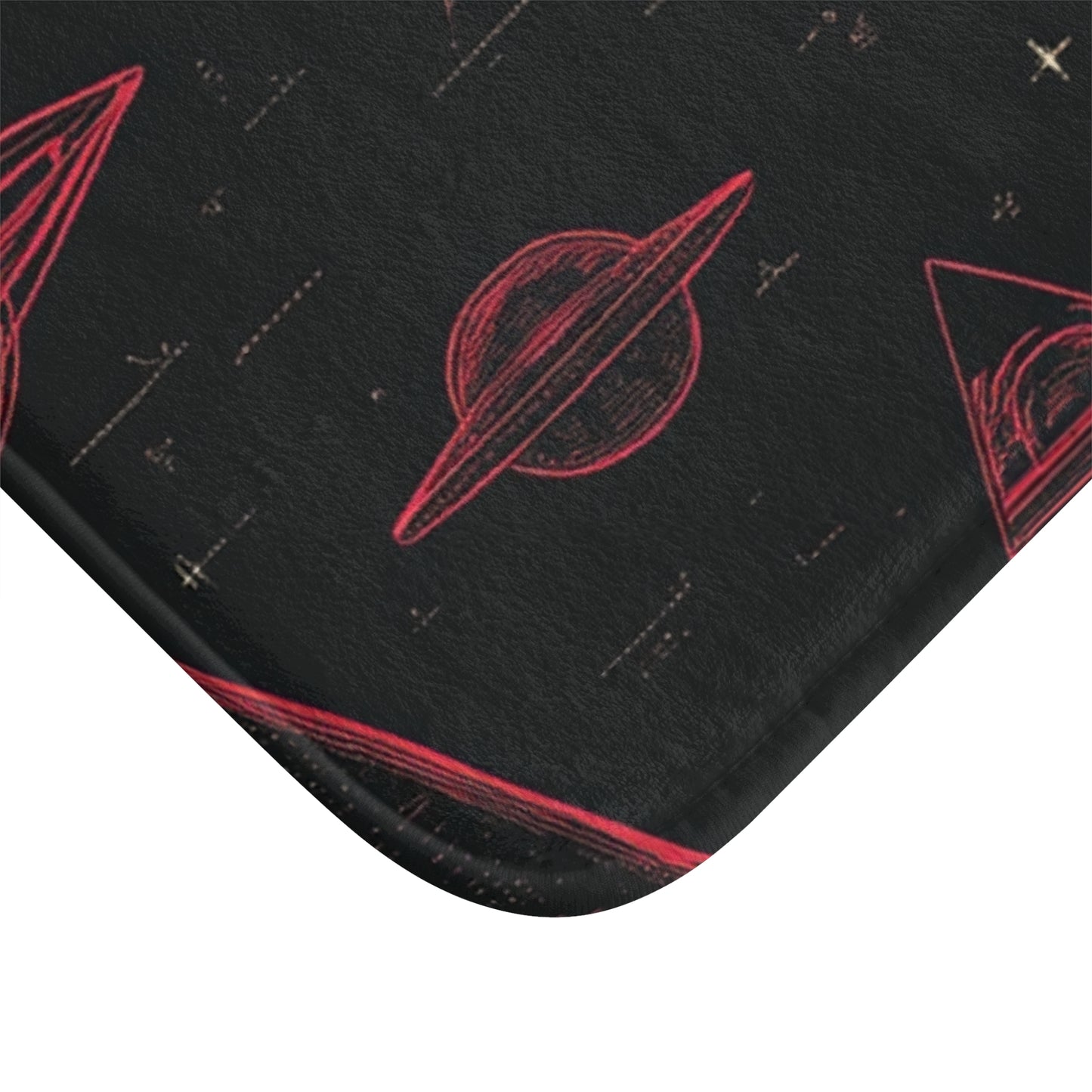 Cosmic Planets Bath Mat - Galaxy-Themed Home Decor for Space Lovers